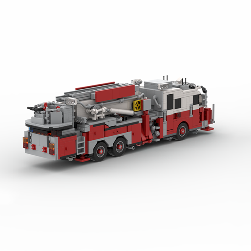 Fire Escape Ladder - 1365 parça MOC FDNY - New