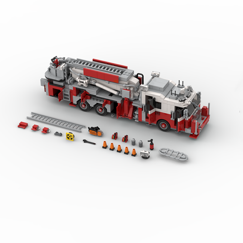 1365 parça MOC FDNY - New York - Fire Escape Ladder incelemesi ve fiyatı